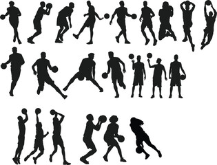 silhouettes of basketball player © Nyari