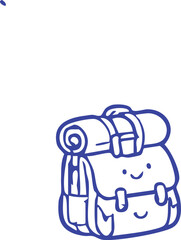 Happy Backpack with Sleeping Bag