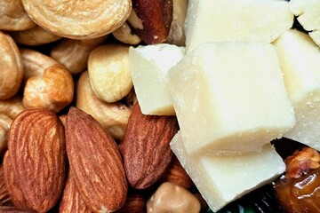 cheese and nuts