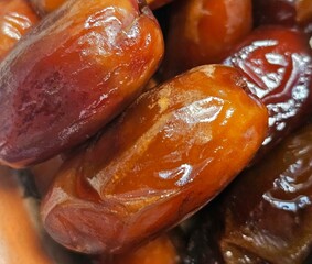 dates on a plate, dates close-up