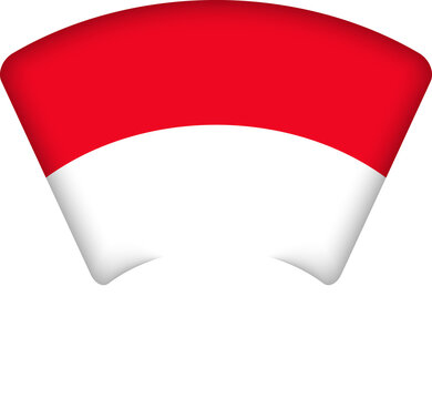 Monaco Flag Map Pin