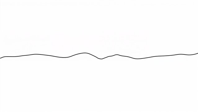 Minimal black curly lines on a clean white background are ideal for graphic design, website decoration or artwork that needs to be simple yet modern.