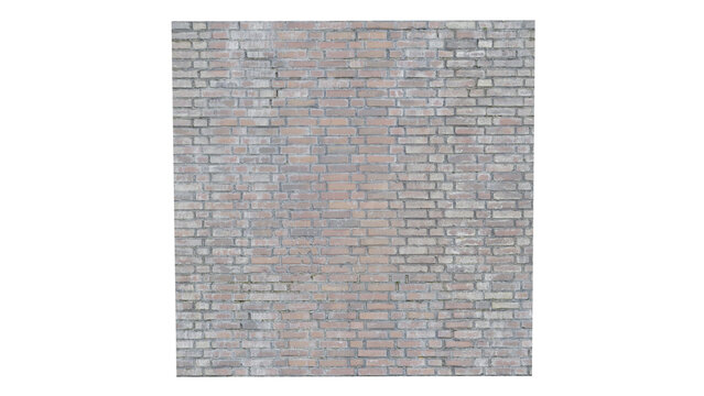 Bricks with pbr material for three dimensional visualizations