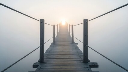 Obraz premium Wooden bridge