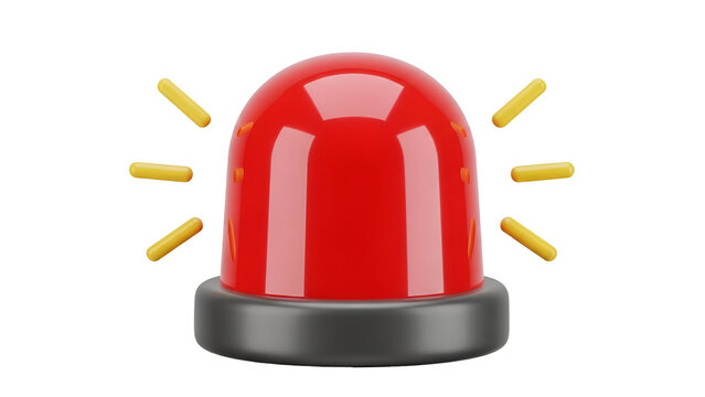 Red Alert Siren Light Flashing Emergency Alarm
