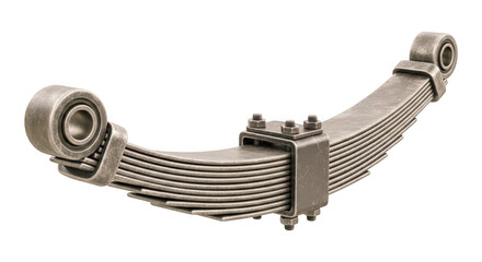 Heavy duty leaf spring suspension component for vehicle systems