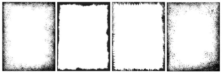 Grunge texture, black and white border, grunge frame, paint border a grunge frame design your photo 
grunge frame vector, grunge frame background