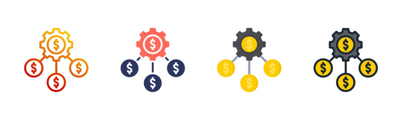 Obraz premium Diversity Icon Set Multiple Style