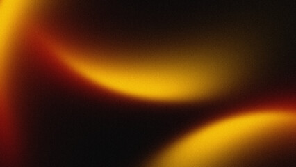 Fototapeta premium Golden orange gradient background with grainy texture,Liquid Gold Grainy Texture