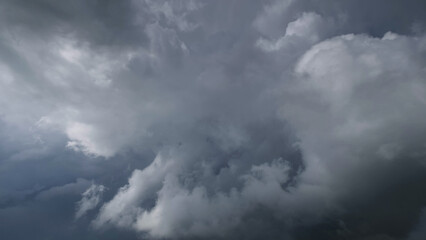 Obraz premium Dark storm clouds in sky