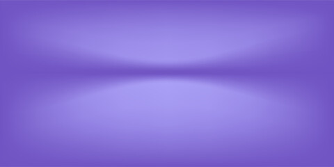 Fototapeta premium Abstract gradient podium background. Violet, purple and lilac empty 3d studio backdrop. Clean scene for product presentation mockup template. Vector illustration