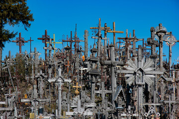 Dense Cluster of Crosses at Landmark © freakart.lv
