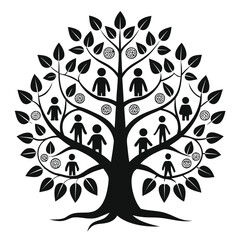 A minimalist image featuring a simple purple abstract shape on a white background