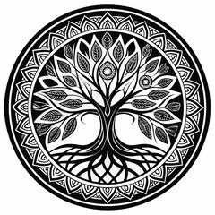 A minimalist white square dominates the composition offering a stark simple visual aesthetic