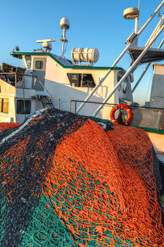 Commercial fishing boat and gear