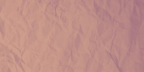 Obraz premium Close-up macro of pink crumpled paper texture