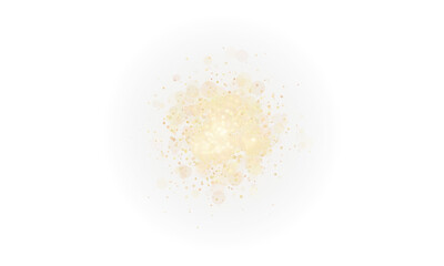 Gold glitter swash shiny stroke isolated on transparent background. Luxury sparkling element for party, celebration, festive design. Design element PNG