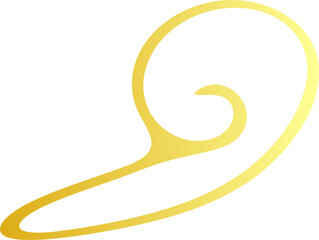 Hand drawn ornament arrow shape element