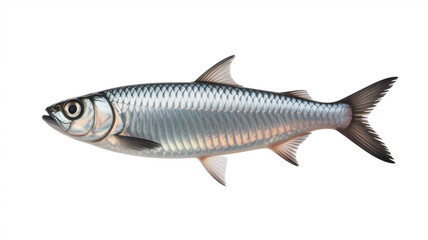 Fototapeta premium A sleek and shiny fish swimming gracefully in clear water.