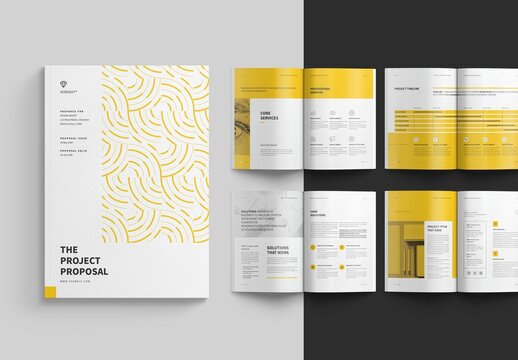 Professional Proposal and Portfolio Brochure Template