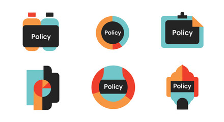 Policy Line art vector