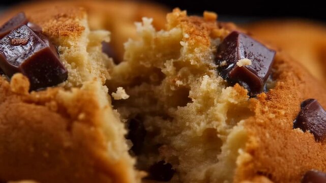 Baking chocolate chip cookies in a kitchen while sharing the step-by-step process to make them fresh and delicious