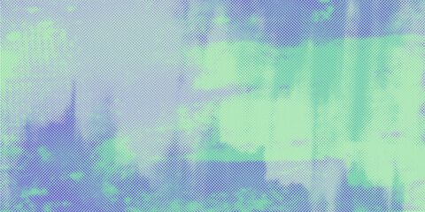 Obraz na płótnie Canvas Pastel risograph texture background, analog print overlay, halftone dot riso pattern, cyan purple gradient surface, screenprint faded ink grain, abstract poster texture, vector illustration
