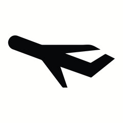 Obraz premium Airplane, fly, flight icon, plane, travel