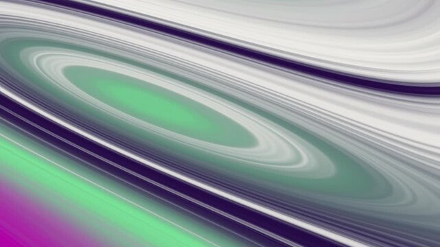 Abstract swirling pattern with green and purple hues.
