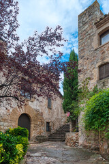 Naklejka premium Pals is a Spanish municipality in the Bajo Ampurdán region in the province of Gerona, Catalonia.
