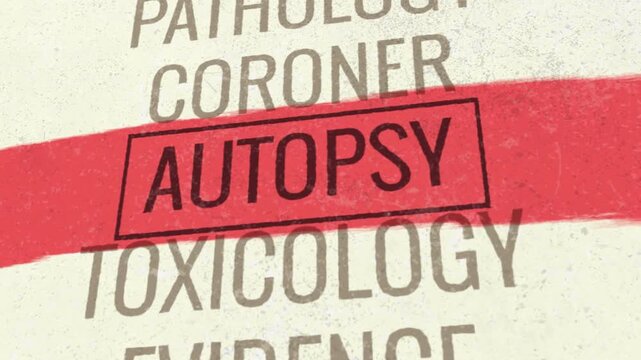 Autopsy 3D Scrolling Title Animation