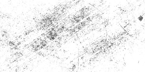Obraz premium Abstract Dusty Surface and Rough Dirty Wall Background, Worn and Weathered Vector Illustration with Old Black Grunge Texture and Dust Overlay on White.