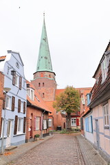 Obraz premium Blick in das Zentrum von Travemünde