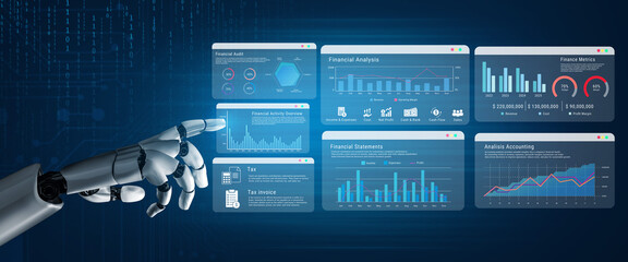 Artificial intelligence enhances financial dashboard and data analytics reporting system for better...