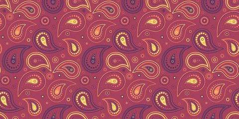 Fototapeta premium Embellishment swirl of graphic draw. Boteh material at image decorative. Creativity ornament as template artistic.