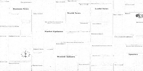 Newspaper paper grunge vintage old aged texture background, Rough vector background abstract grunge texture old vintage newspaper. 