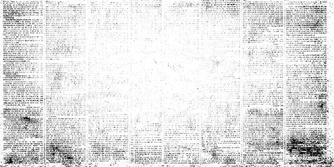 Obraz premium Old newspaper column texture with blurred text blocks and grunge overlay for history and vintage concept