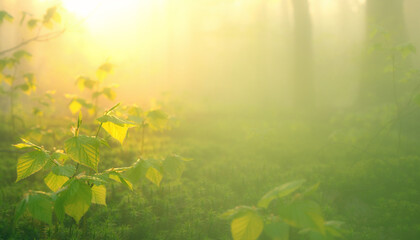 In Your Presence, I Find Peace &ndash; Green Background with Sunrise Hope and Renewal