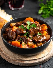 Fototapeta premium Französisches Boeuf Bourguignon