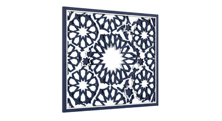Obraz premium Islamic Geometric Pattern Decorative Panel