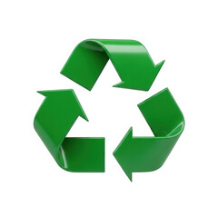 Obraz premium Green recycling symbol