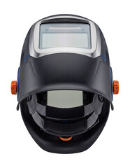 Fototapeta premium Welding helmet with auto-darkening lens and flame-resistant shell.
