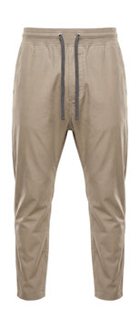 Tapered harem pants in lightweight cotton with a dropped crotch