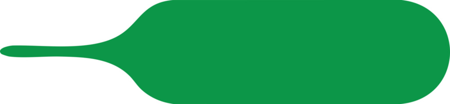 Green SIM Card Eject Tool with Rounded Rectangle Shape and Pointed Handle Isolated on White