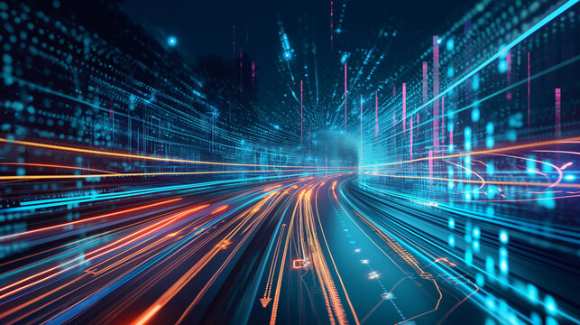 Digital transformation roadmap concept, strategic planning and technology adoption, innovation and competitiveness in modern organizations