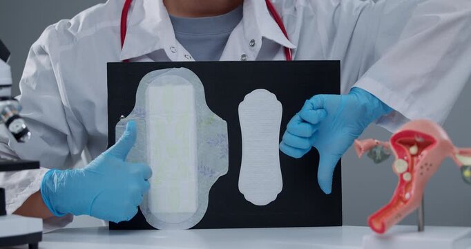 Gynecologist explains benefits and harms of sanitary napkin for women.