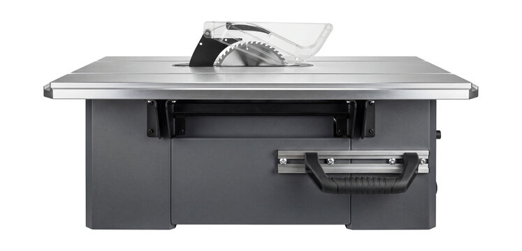 Heavy-duty table saw with a reinforced trunnion system.