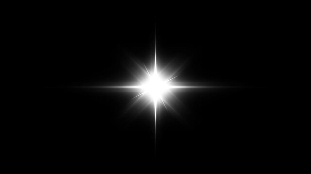 twinkle star magic dust animation, Twinkle light stars sparkle animation, Luxury white glitter sparkles star trail, curved stars motion, 2D shining twinkle effect on black screen background. 4k video