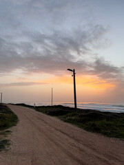 Obraz premium sunset on the beach