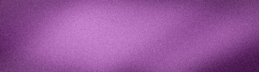Fototapeta premium Abstract wide grainy background with a rich purple and lavender gradient texture. Elegant blurred banner perfect for modern web design, print, and wallpapers